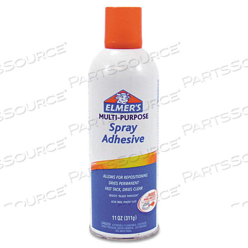 MULTI-PURPOSE SPRAY ADHESIVE, 11 OZ, DRIES CLEAR by Elmers MULTI-PURPOSE SPRAY ADHESIVE, 11 OZ, DRIES CLEAR by Elmers