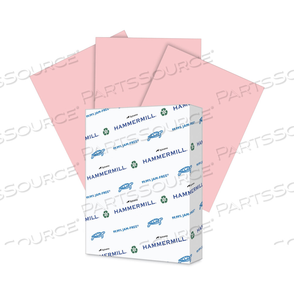 COLORS PRINT PAPER, 20 LB BOND WEIGHT, 8.5 X 11, PINK by Hammermill