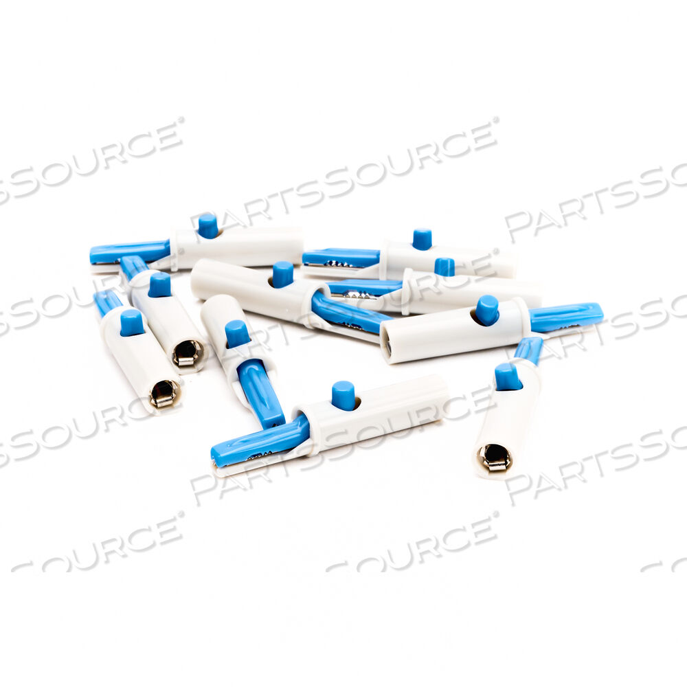 NEEDLE ALLIGATOR CLIP ADAPTERS ADULT/PEDIATRIC NEEDLE ALLIGATOR CLIP BAG OF 10 BAG OF 10 NEEDLE ALLIGATOR CLIP ADAPTERS ADULT/PEDIATRIC NEEDLE ALLIGATOR CLIP BAG OF 10 BAG OF 10