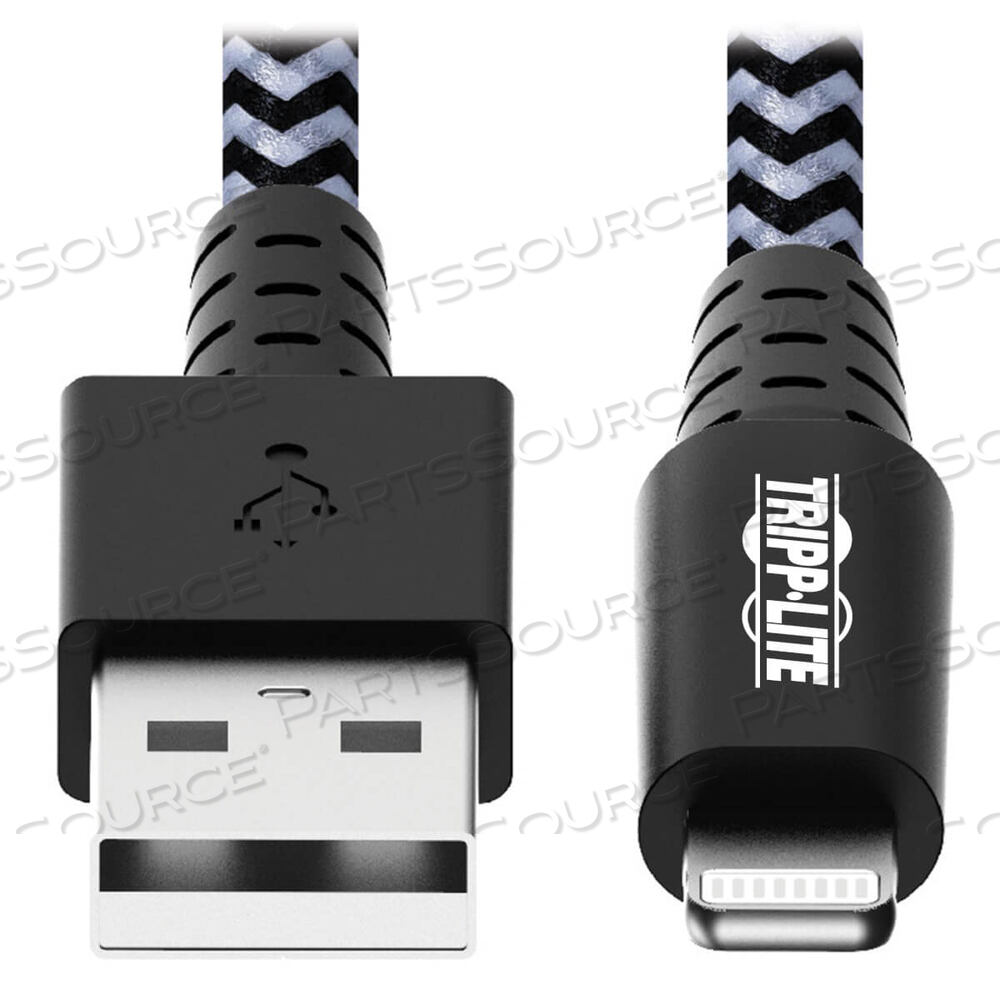 HEAVY DUTY LIGHTNING TO USB CABLE 6FT APPLE MFI by Tripp Lite