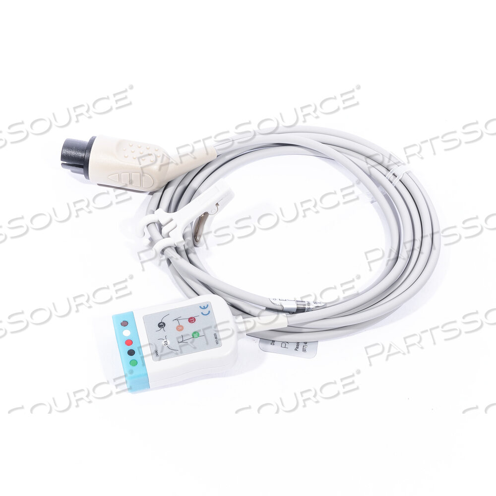 3/5 LEAD 10 FT REUSABLE ECG CABLE 
