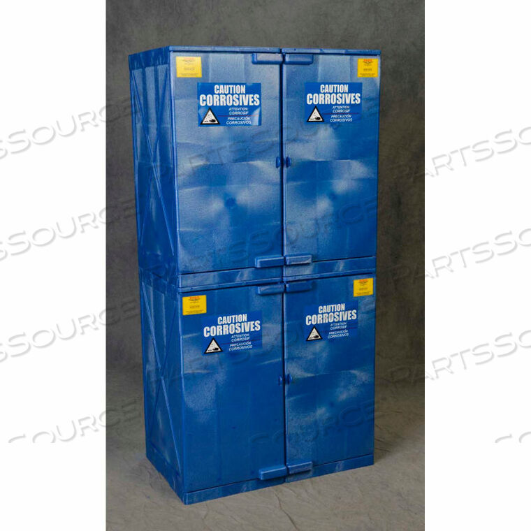 EAGLE POLY ACID & CORROSIVE CABINET WITH MANUAL CLOSE - 48 GALLON by Justrite