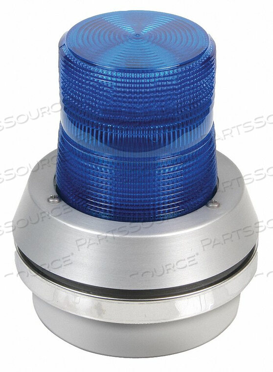 XENON STROBE WITH HORN BLUE 120V AC by Edwards Signaling