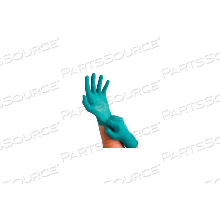 92-600 INDUSTRIAL GRADE NITRILE DISPOSABLE GLOVES, POWDER-FREE, GRN, 6.5-7, 100/BOX by Ansell Healthcare