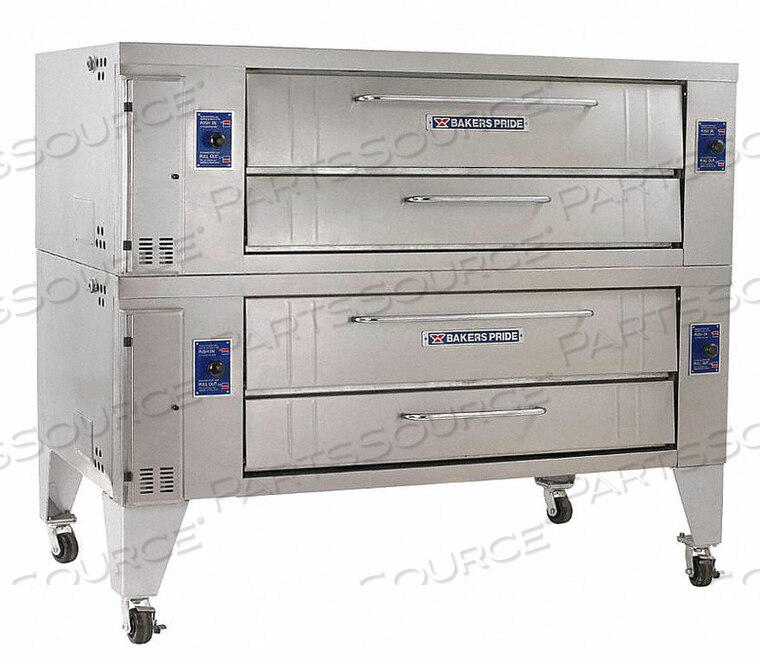 GAS DECK OVEN DOUBLE BRICK LINE by Bakers Pride