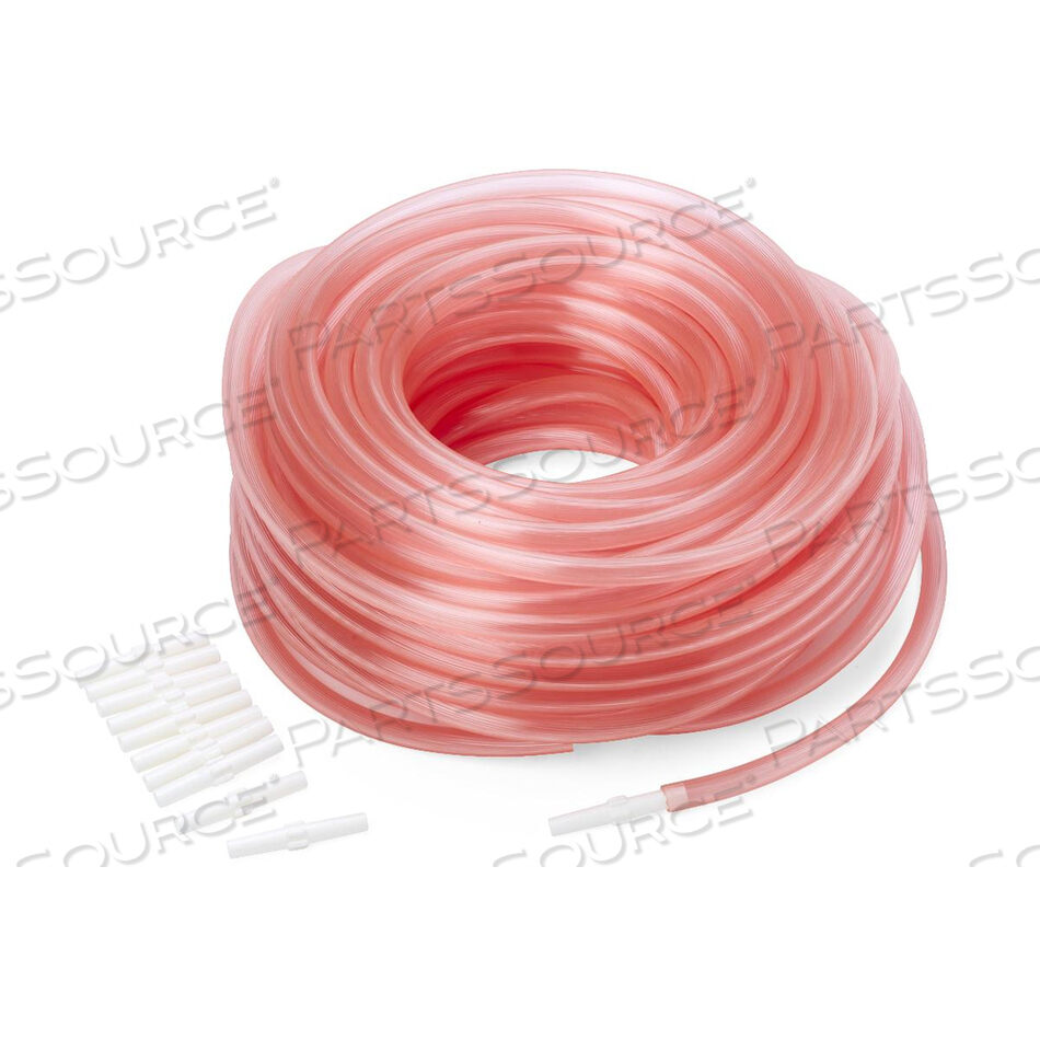 100FT VACUUM TUBE WITH MALE CONNECTOR - PINK by Medline Industries, Inc.