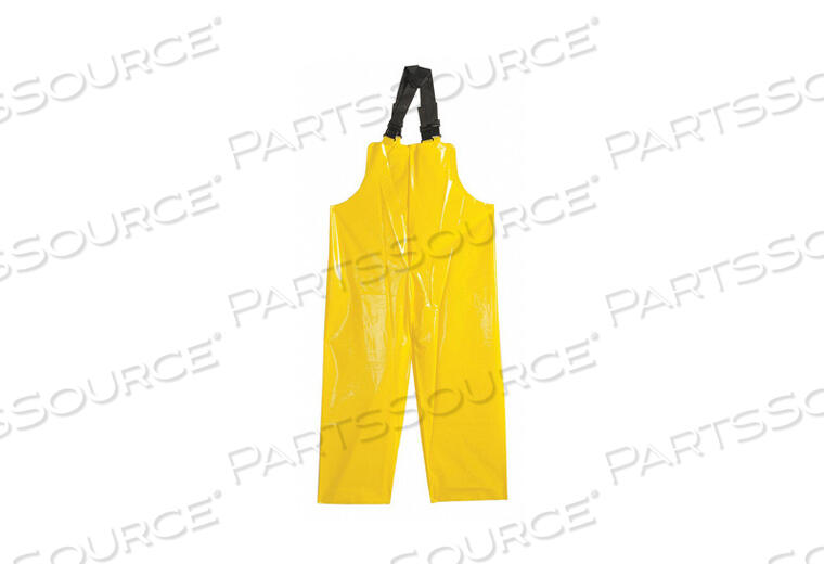 G3214 RAIN BIB OVERALL UNRATED YELLOW L by Polyco