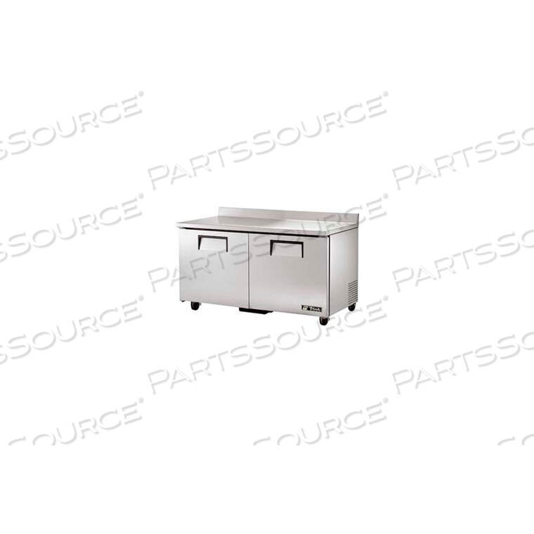 WORK TOP REFRIGERATOR 2 SECTION - 60-3/8"W X 30-1/8"D X 33-3/8"H - TWT-60 by True Food Service Equipment
