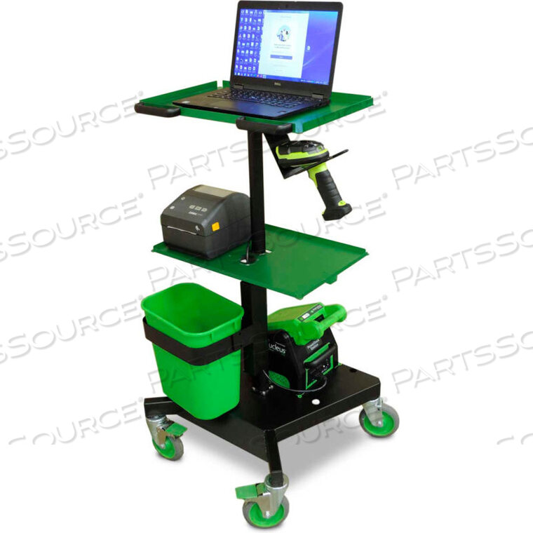 LT SERIES MOBILE POWERED LAPTOP CART WITH 1 SWAPPABLE BATTERY PACK by New Castle Systems