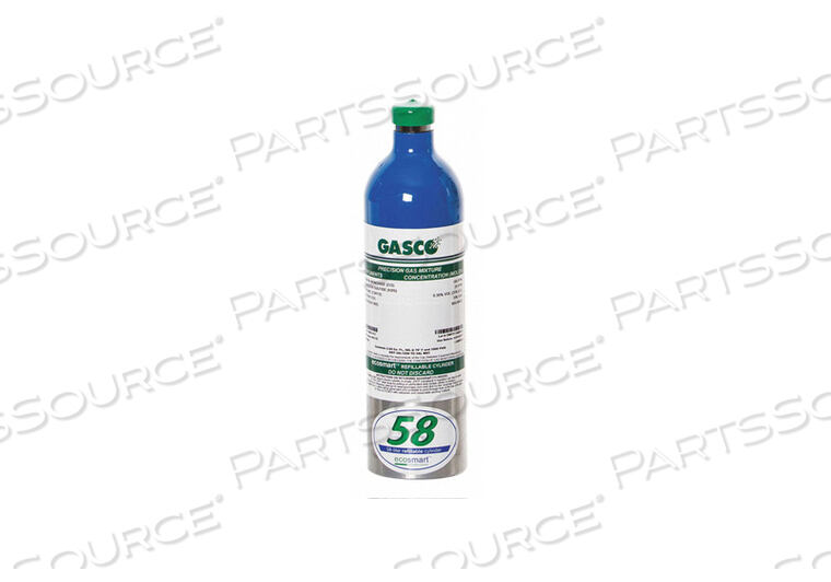 CALIBRATION GAS CYLINDER CAPACITY 58L by Gasco