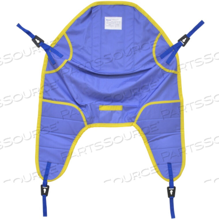 PADDED SLING, POLYSTER, 600 LBS, WITH PADDED LEG by Arjo Inc.