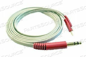 120" ELECTROTHERAPY Y LEAD STEREO LEAD WIRE - RED by Dynatronics