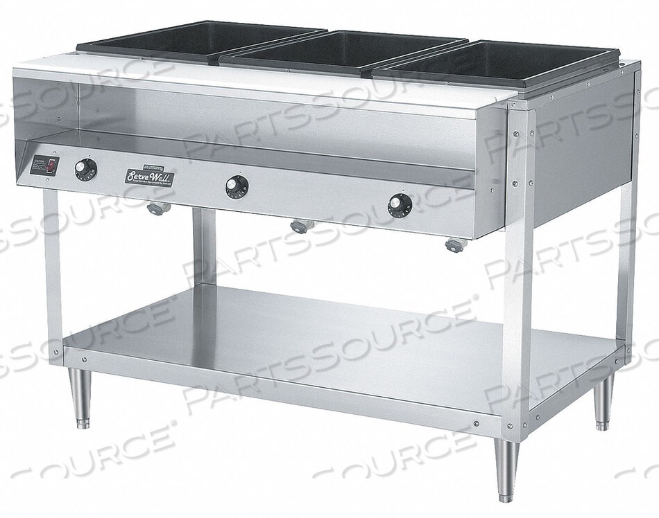 FOOD TABLE HOT 3 FULL PANS H 46 1/2 by Vollrath