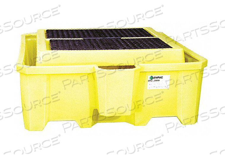 IBC CONTAINMENT UNIT WITH DRAIN YELLOW by Enpac