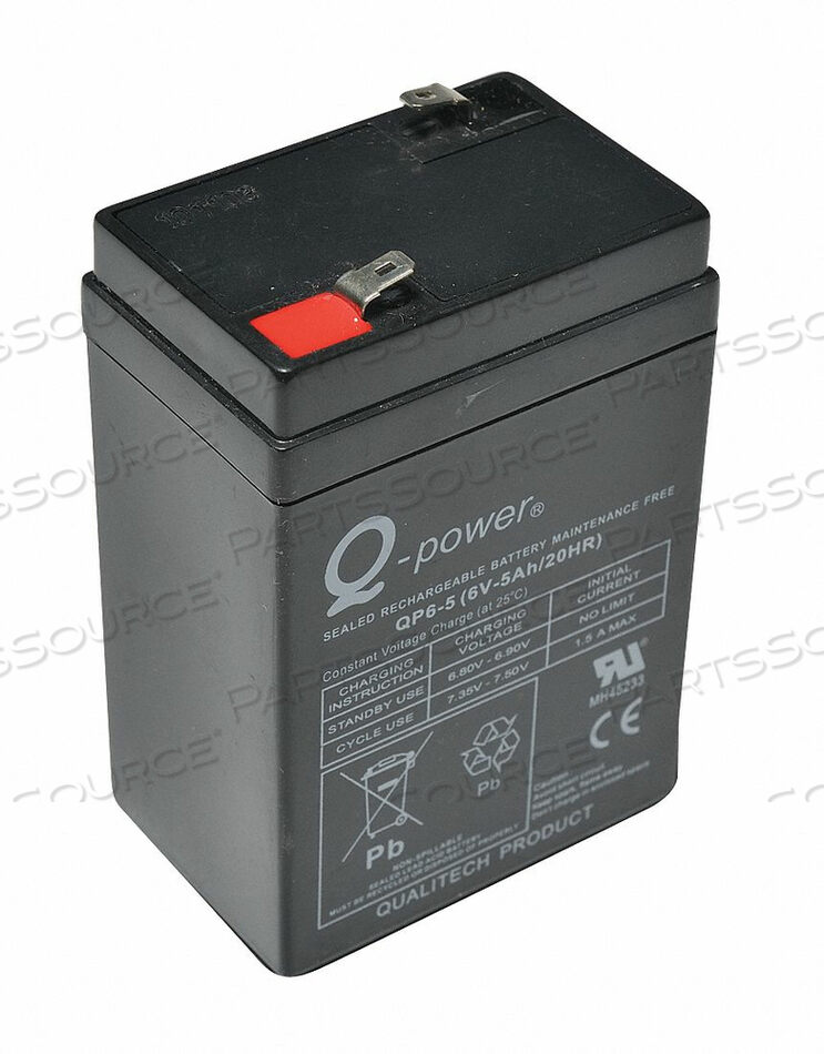 BATTERY, SEALED LEAD ACID, 6V, 5 AH by Rice Lake Weighing Systems