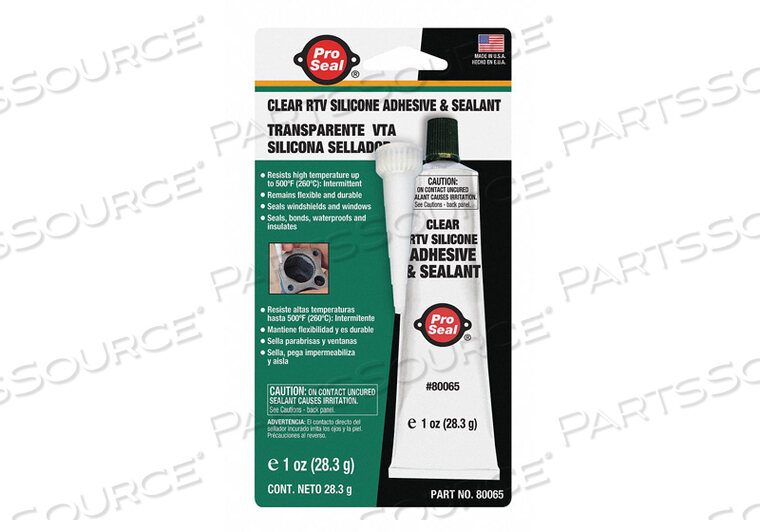 RTV SILICONE SEALANT 1 OZ. CLEAR by Pro Seal