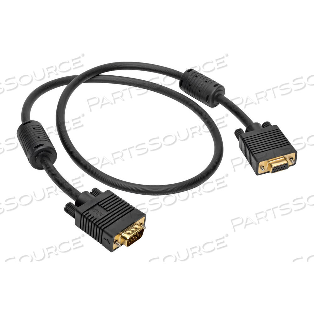 VGA MONITOR EXTENSION CABLE COAX HIGH RESOLUTION M/F 1080P 3FT by Tripp Lite