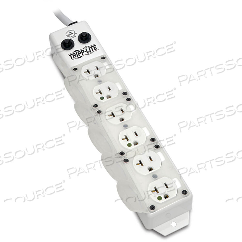 POWER STRIP MEDICAL HOSPITAL GRADE UL 1363A 6 OUTLET 15FT CORD by Tripp Lite