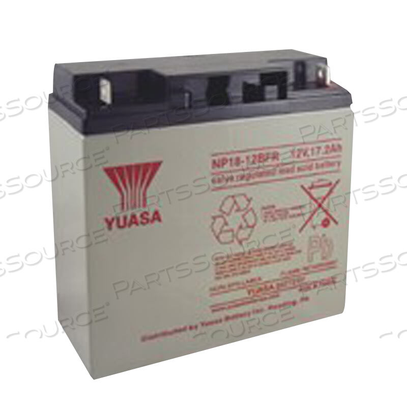 YUASA 12 VOLT 17.2AH-FIRE RETARDANT by R&D Batteries, Inc.