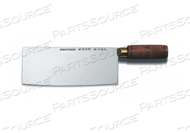 CHINESE CHEF'S KNIFE, HIGH CARBON STEEL, STAMPED, 8"L by Dexter Russell