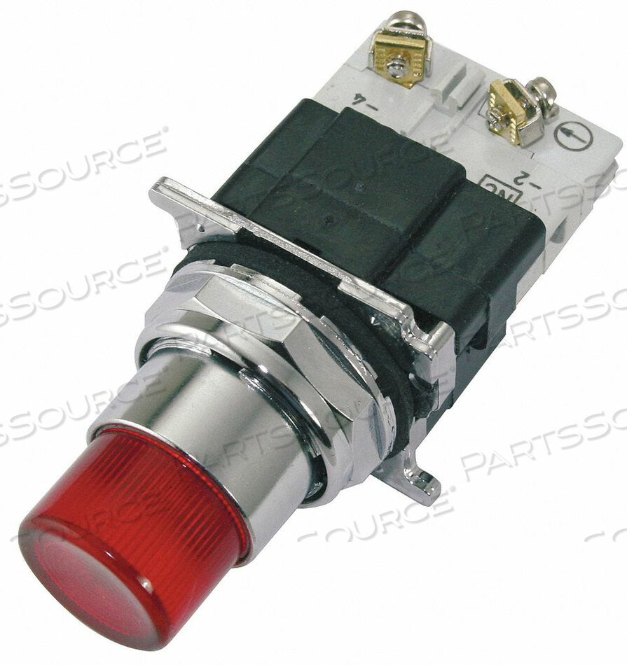 H4396 ILLUMINATED PUSH BUTTON 30MM 1NC RED by Eaton