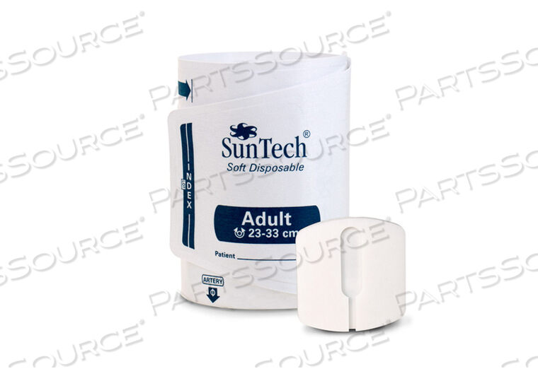 SINGLE PATIENT USE KIT - DISPOSABLE BLOOD PRESSURE CUFF W/ MICPAD - ADULT (BOX OF 20) by SunTech Medical