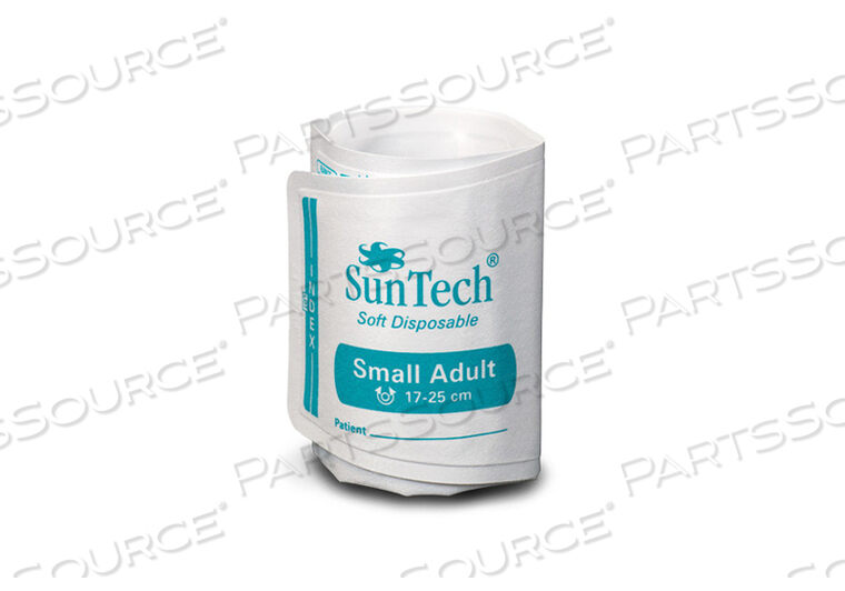 SOFT DISPOSABLE BLOOD PRESSURE CUFF - SMALL ADULT (BOX OF 20) by SunTech Medical