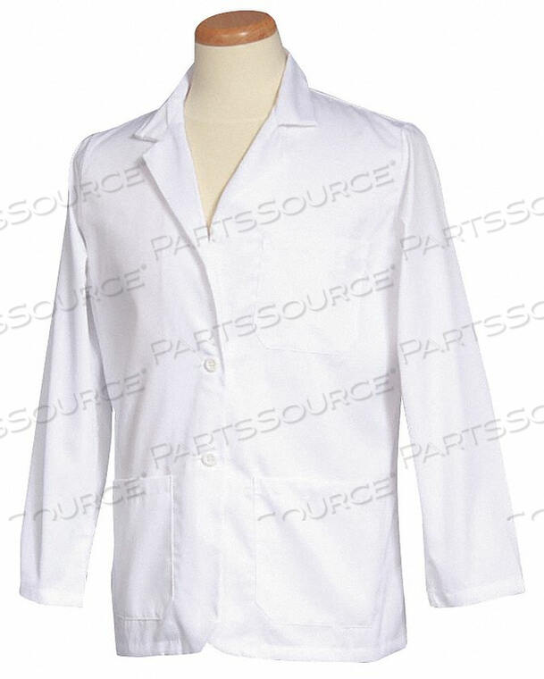CONSULTATION JACKET L WHITE 30 IN L by Fashion Seal