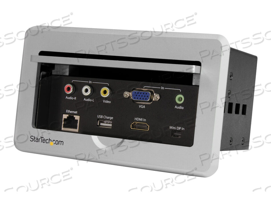 INSTALL AN HDMI, VGA, MDP COMPOSITE AUDIO/VIDEO ACCESS PANEL INTO THE SURFACE by StarTech.com Ltd.