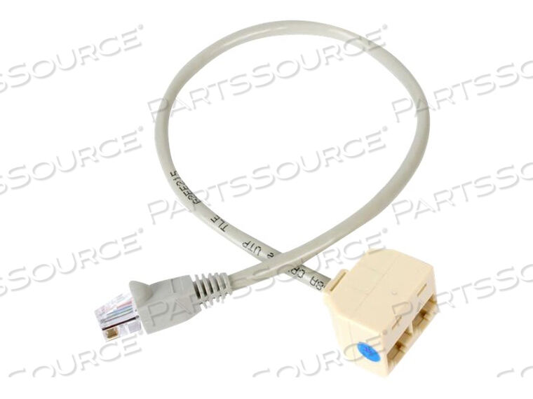 THIS 2-TO-1 RJ45 SPLITTER CABLE ADAPTER INCREASES THE NUMBER OF RJ45 NETWORK CON by StarTech.com Ltd.