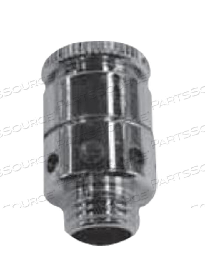 PRESSURE RELIEF VALVE, 1/2 IN-20 CONNECTION, CHROME PLATED BRASS, 450 MM X 591 MM, 120 KG by Anesthesia Associates