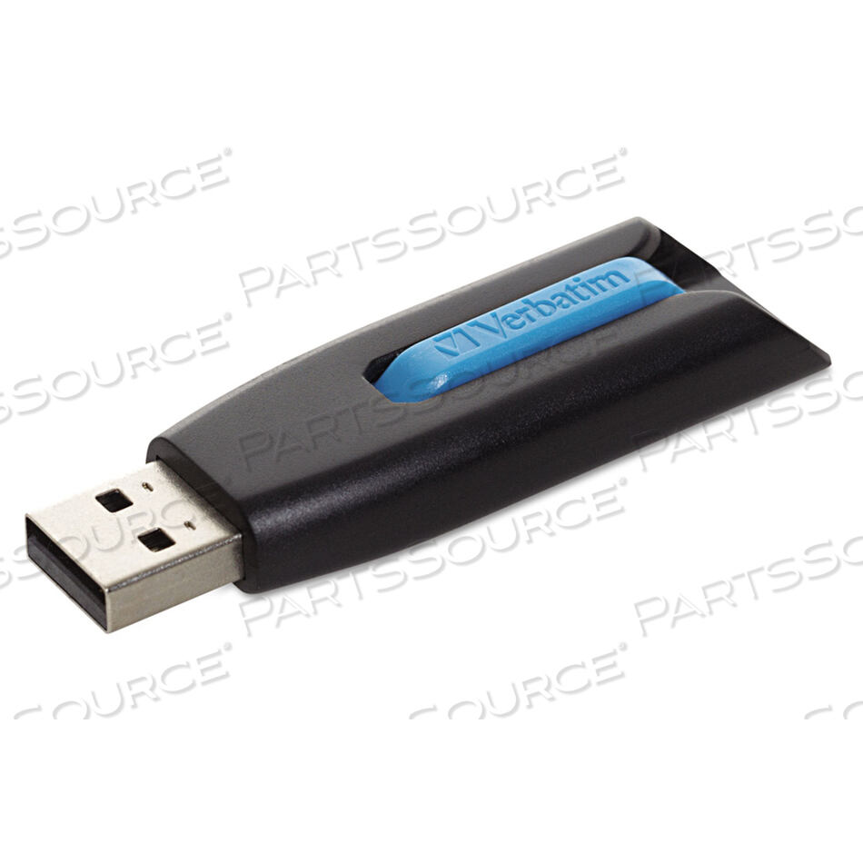 STORE 'N' GO V3 USB 3.0 DRIVE, 16 GB, BLACK/BLUE by Verbatim