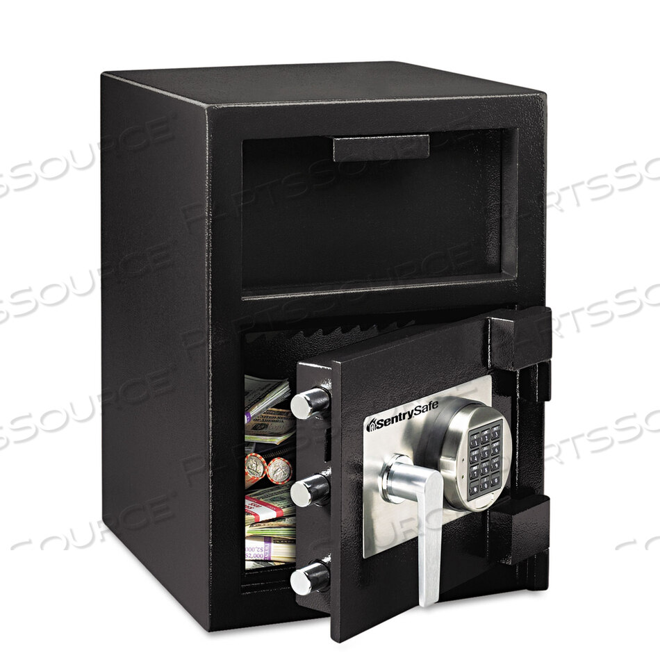 SENTRYSAFE FRONT LOADING DEPOSITORY SAFE DH-109E - 14"W X 15-5/8"D X 24"H, BLACK by SentrySafe