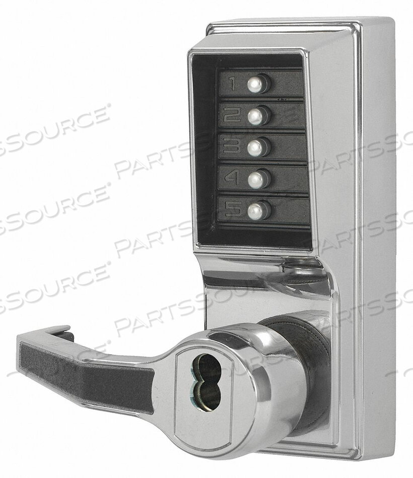 PUSH BUTTON LOCKSET MORTISE LEFT LEVER by Kaba