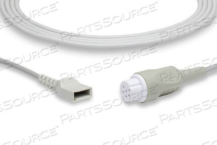 IBP ADAPTER CABLE, GRAY, 4 MM DIA, ROUND 6-PIN FEMALE, UTAH CONNECTOR, 13 FT, 0.6 LB 