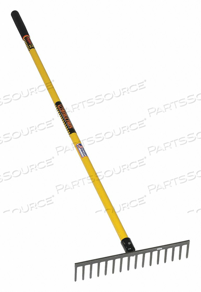 LEVEL HEAD RAKE 64 YELLOW HANDLE by Seymour Midwest