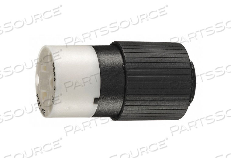 BLADE CONNECTOR BLACK/WHITE 20A by Hubbell Power Systems