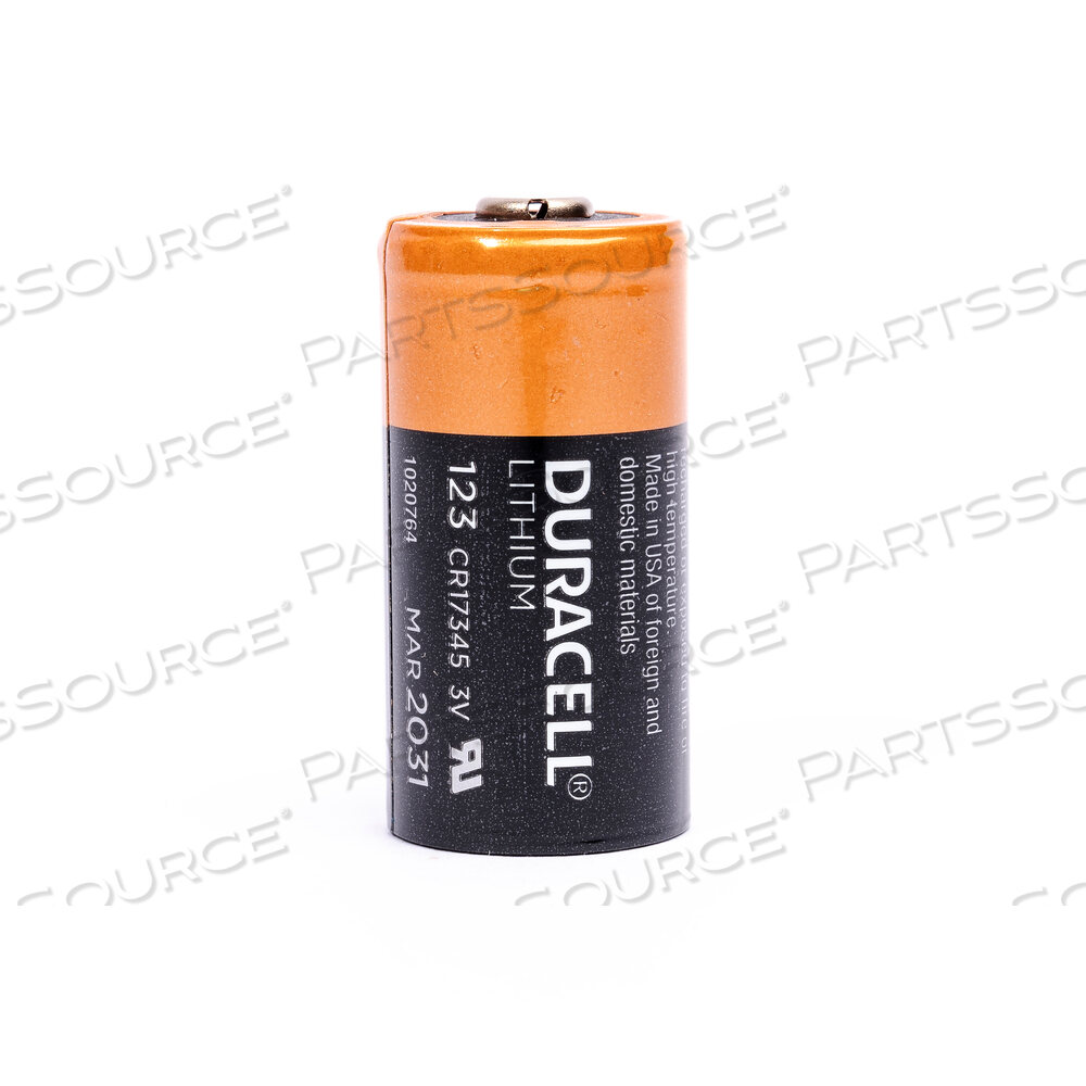 BATTERY LITHIUM SIZE 123 3VDC 1 EACH by Duracell