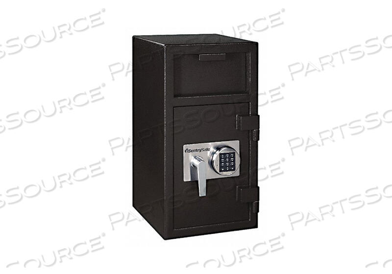 SENTRYSAFE FRONT LOADING DEPOSITORY SAFE DH-134E - 14"W X 15-5/8"D X 27"H, BLACK by SentrySafe