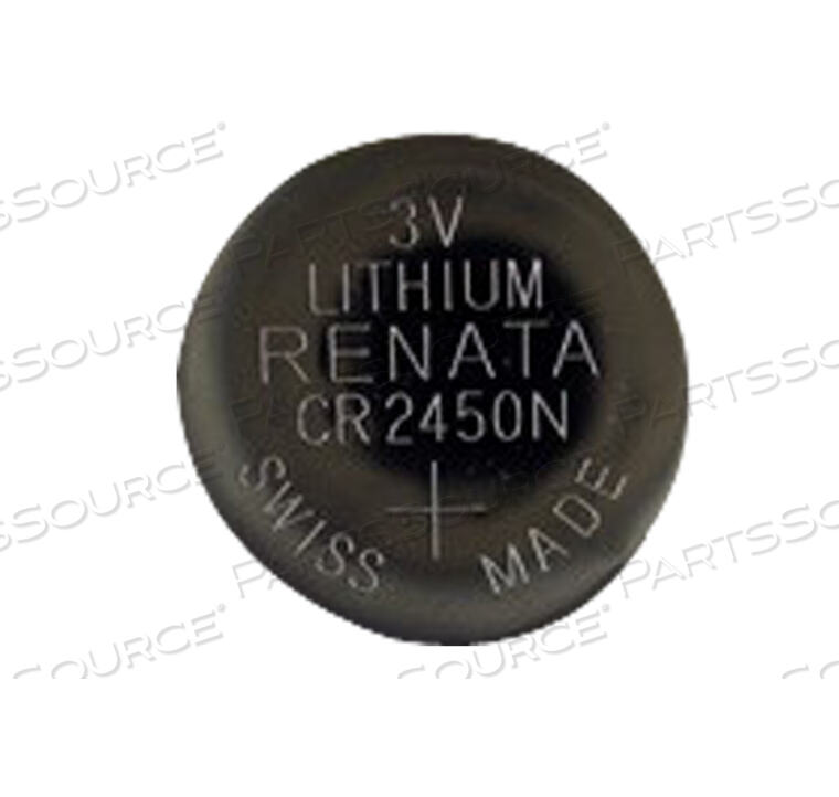 BATTERY, COIN CELL, 2450, LITHIUM, 3V by R&D Batteries, Inc.