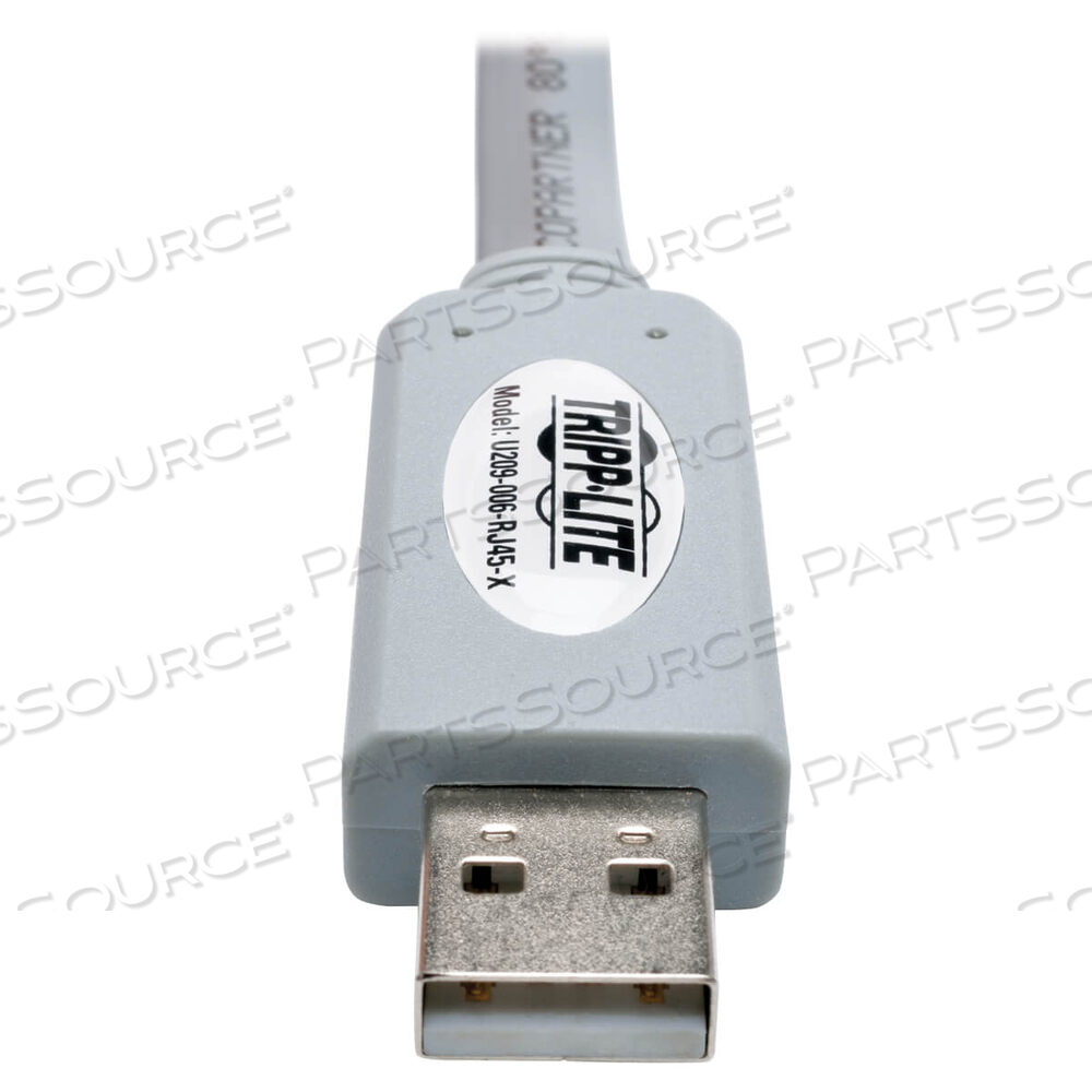 USB TO RJ45 CISCO SERIAL ROLL OVER CABLE USB TYPE A RJ45 M/M 6 F by Tripp Lite