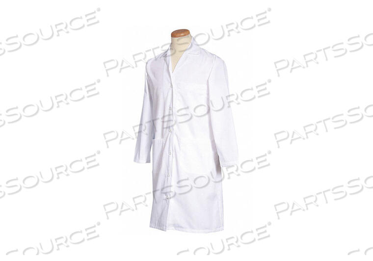 LAB COAT XS WHITE 39-1/2 IN L by Fashion Seal