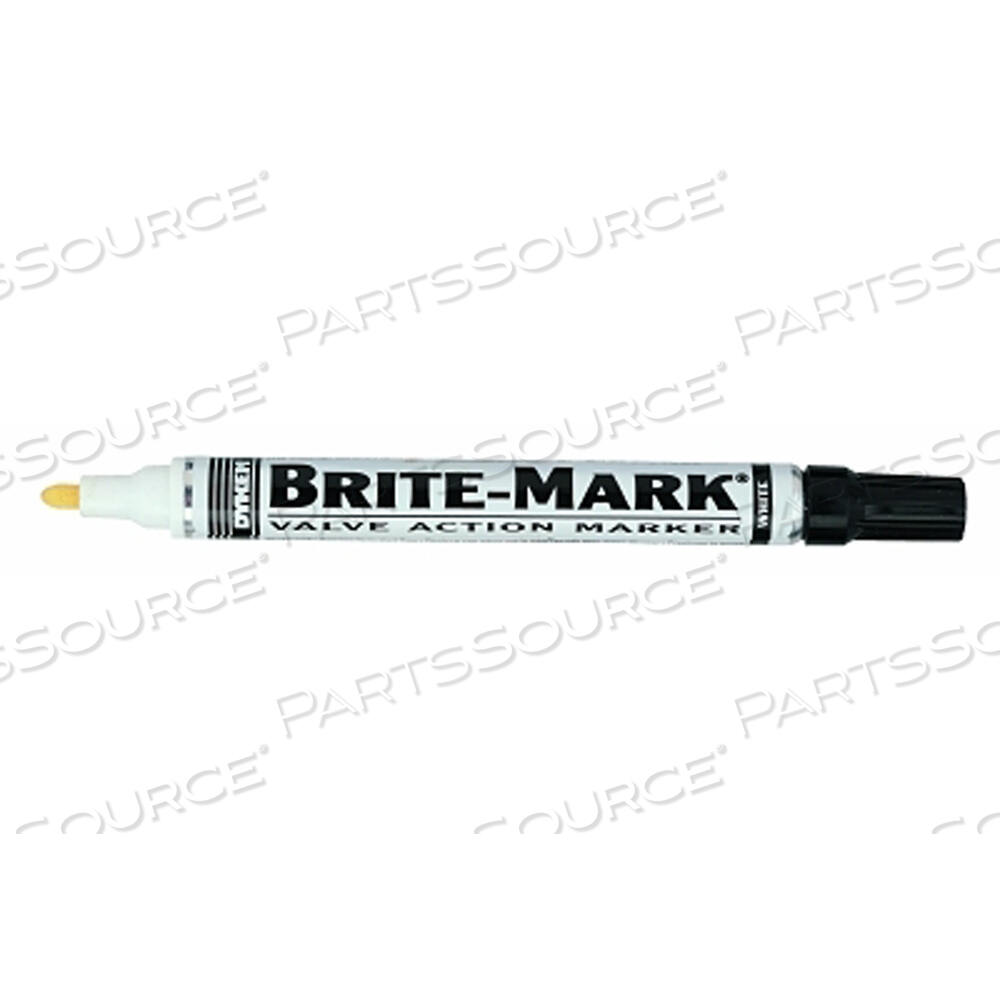 BRITE-MARK 916 WHITE, MEDIUM TIP MARKERS by Dykem