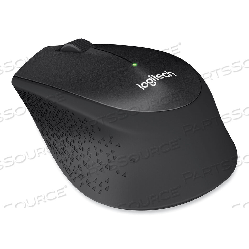 M330 SILENT PLUS MOUSE, 2.4 GHZ FREQUENCY/33 FT WIRELESS RANGE, RIGHT HAND USE, BLACK by Logitech