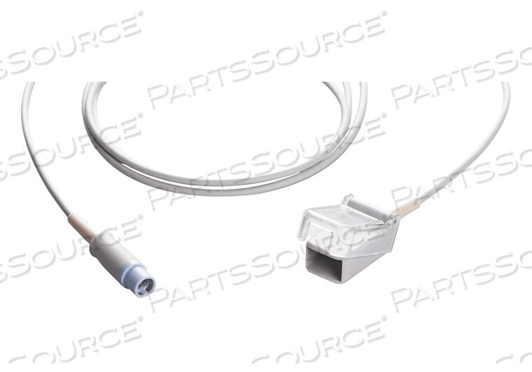 SPO2 ADAPTER CABLE, 4 MM, 9.8 FT CABLE, TPU JACKET, GRAY, MEETS AAMI ANSI EC53 