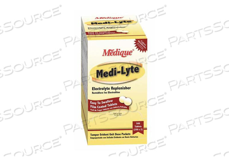 MEDI-LYTE HEAT RELIEF TABLET PK500 by Medique