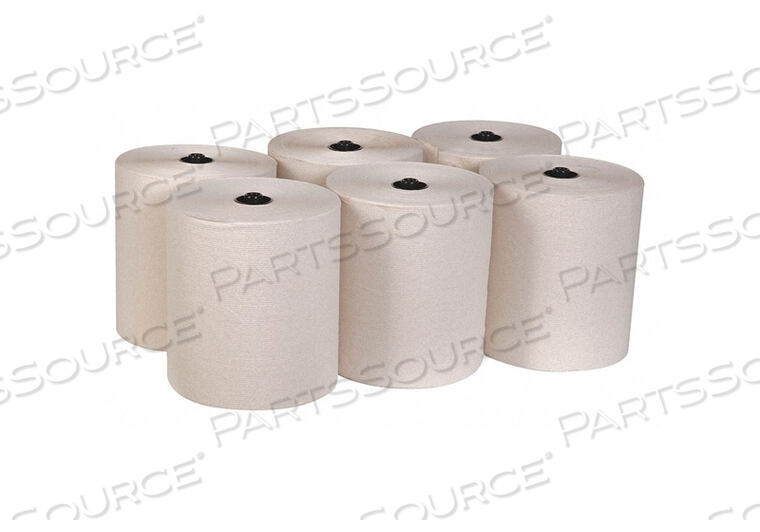 PAPER TOWEL ROLL HARDWOUND BROWN 8 W PK6 by Georgia-Pacific