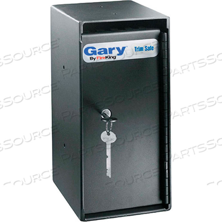 GARY TRIM SAFE 6"W X 7"D X 12"H - KEYED LOCK - 0.2 CU. FT. BLACK by Fire King