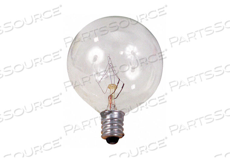 INCANDESCENT LIGHT BULB G16 1/2 25W by GE Lighting