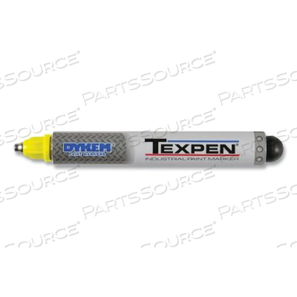 D6087 IND PAINT MARKER VALVE ACTION YELLOW by Dykem